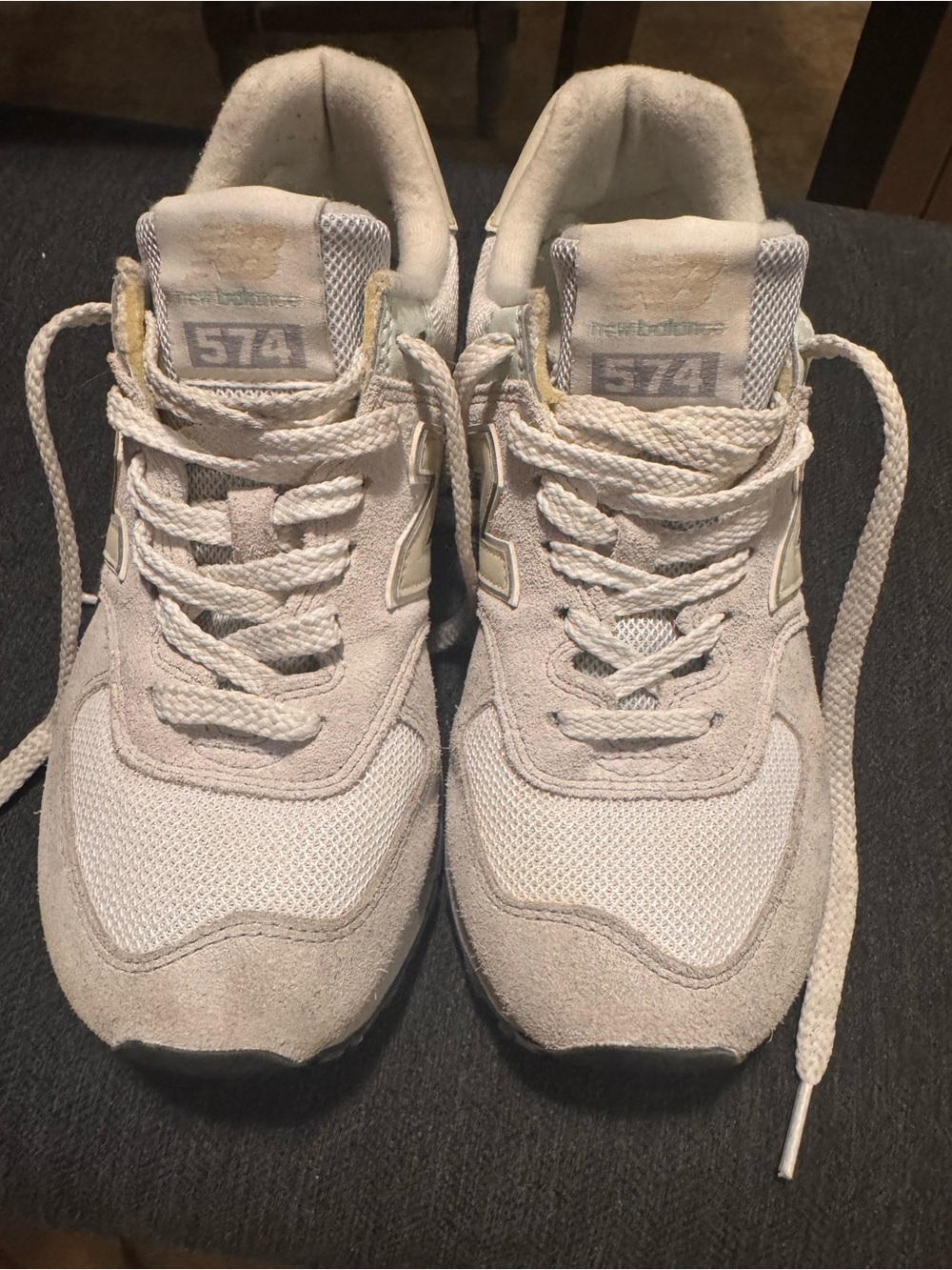 New Balance 574 - Women’s Size 8 - Gray/Seafoam